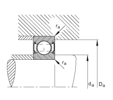 S 6201-C-2Z, ăȲYC  DIN 625-1 ˜ʵҪߴɂg϶ܷ