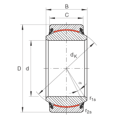 PS GE50-UK-2RS,  DIN ISO 12 240-1 ˜, Soɂȴܷ