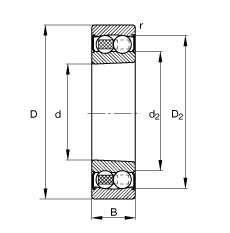 {(dio)S 2213-K-2RS-TVH-C3, (j) DIN 630 (bio)(zhn)Ҫߴ, FףF 1:12ɂ(c)ܷ