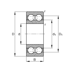 S 4212-B-TVH,  DIN 625-3 ˜ʵҪߴp