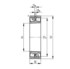 {(dio)ĝLS 24140-B-K30, (j) DIN 635-2 ˜ʵҪߴ, FףF 1:30