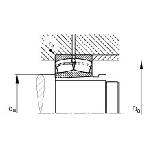 {ĝLS 23032-E1A-K-M + AH3032,  DIN 635-2 ˜ʵҪߴ, F׺ж